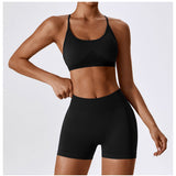 Crossback Strappy Sports Bra