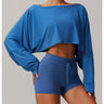 Off-Shoulder Loose Fit Longsleeve Cover-Up