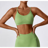 Crossback Strappy Sports Bra