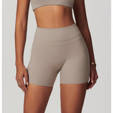 Pantaloncini da yoga a vita alta