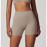 Pantaloncini da yoga a vita alta