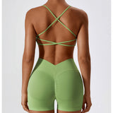 Crossback Strappy Sports Bra