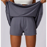 UVカット ゆったり テニススカート