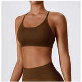 Crossback Strappy Sports Bra