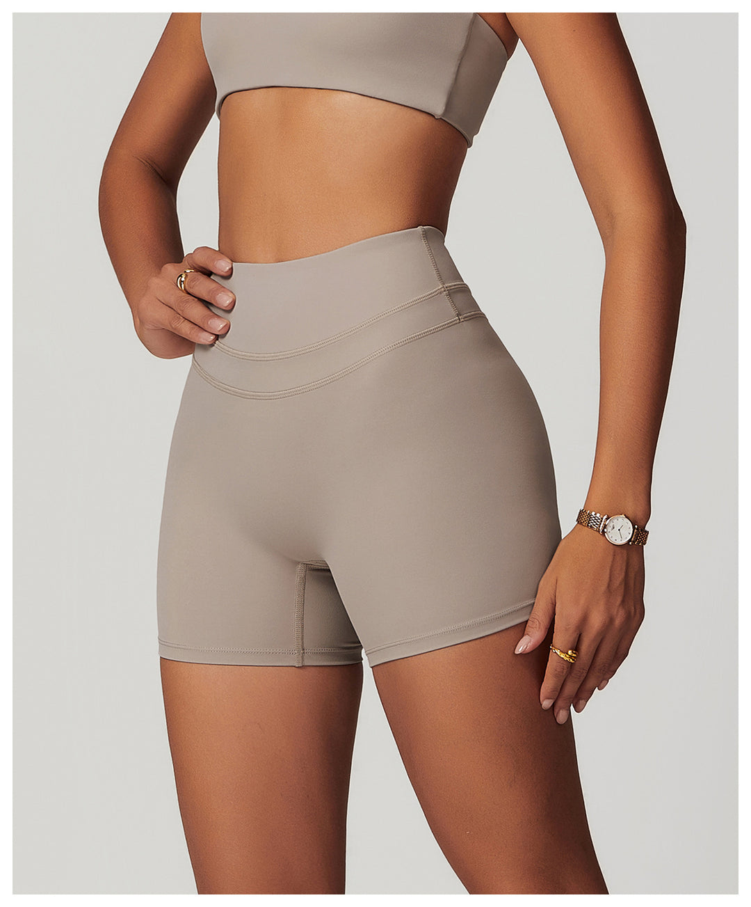 High-Rise Yoga Shorts