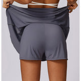 UVカット ゆったり テニススカート