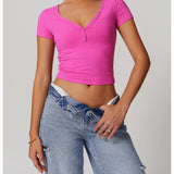 サテンラップヨガトップ