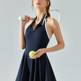 Sleeveless Polo Tennis Dress