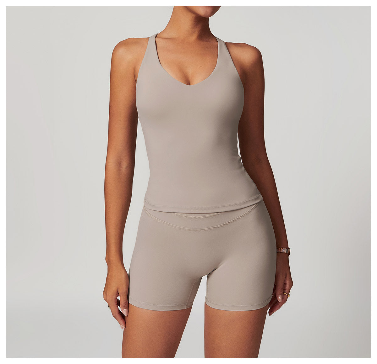 Canotta da yoga con schiena incrociata