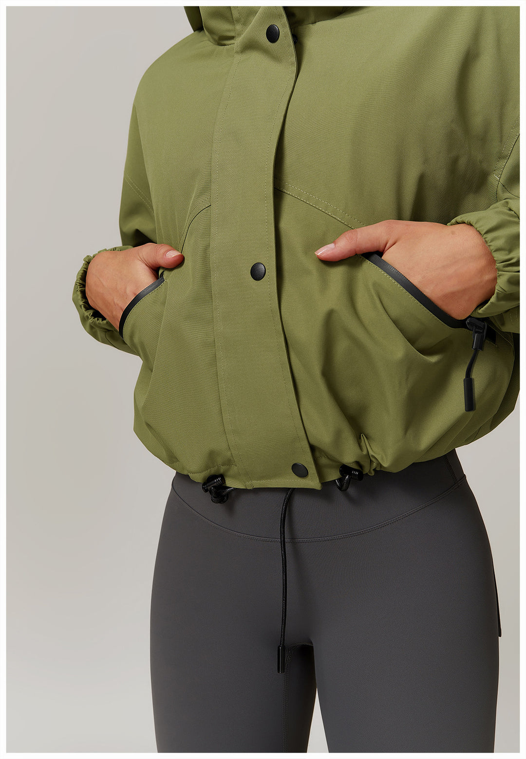 Stylish Versatile Insulated Down Shell Jacket