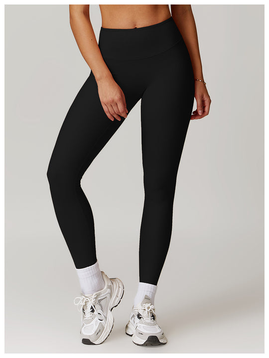 Ribbed High-Waist Sculpting Leggings