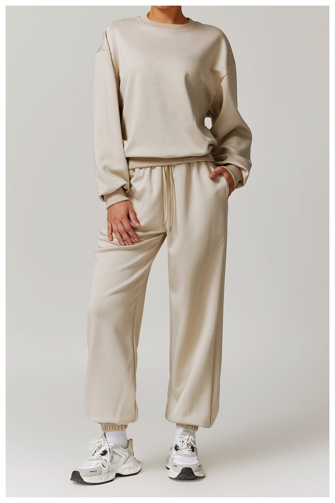 High-Waist Relaxed Fit Trousers