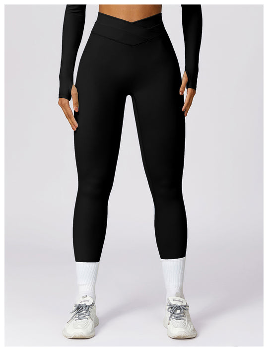 Wrap and Run Fitted Leggings