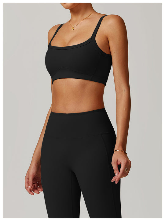 Barely-There Back-Enhancing Sports Bra