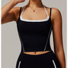 Halter Layered Backless Yoga Tank