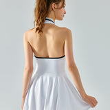 Sleeveless Polo Tennis Dress