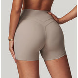 Pantaloncini da yoga a vita alta