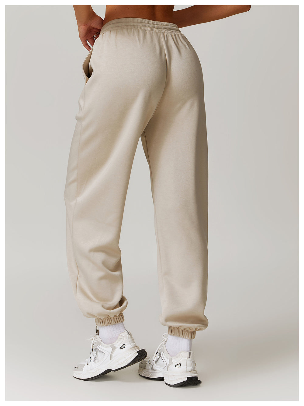 High-Waist Relaxed Fit Trousers