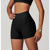 Pantaloncini da yoga a vita alta