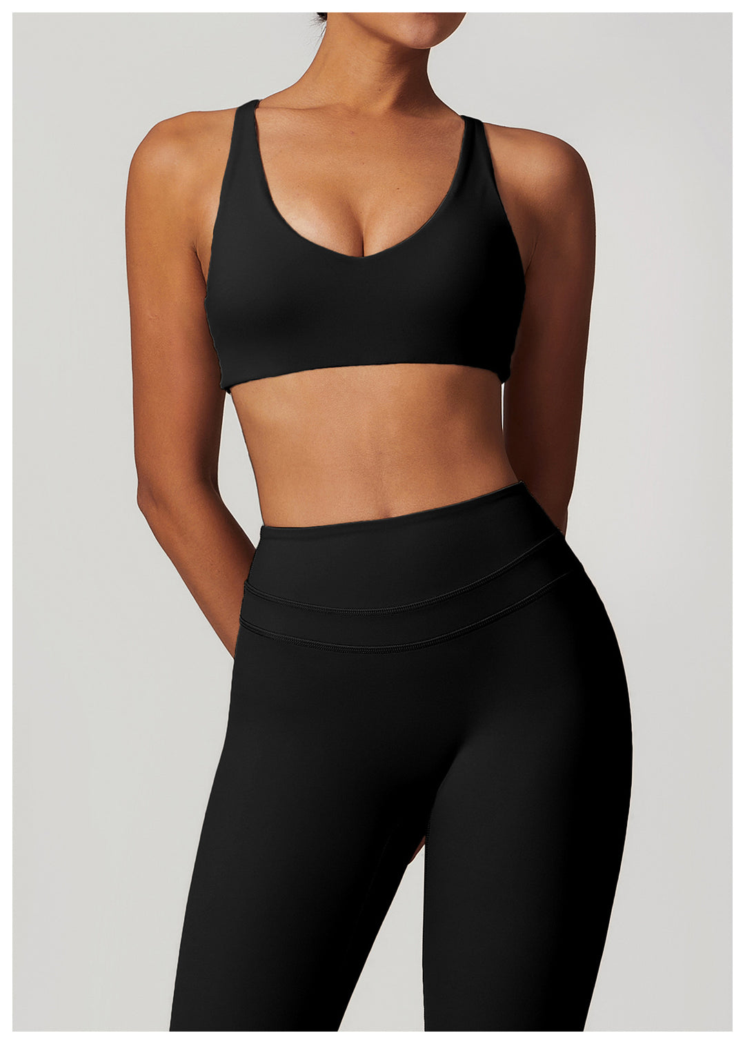 Lattice-Back Sports Bra