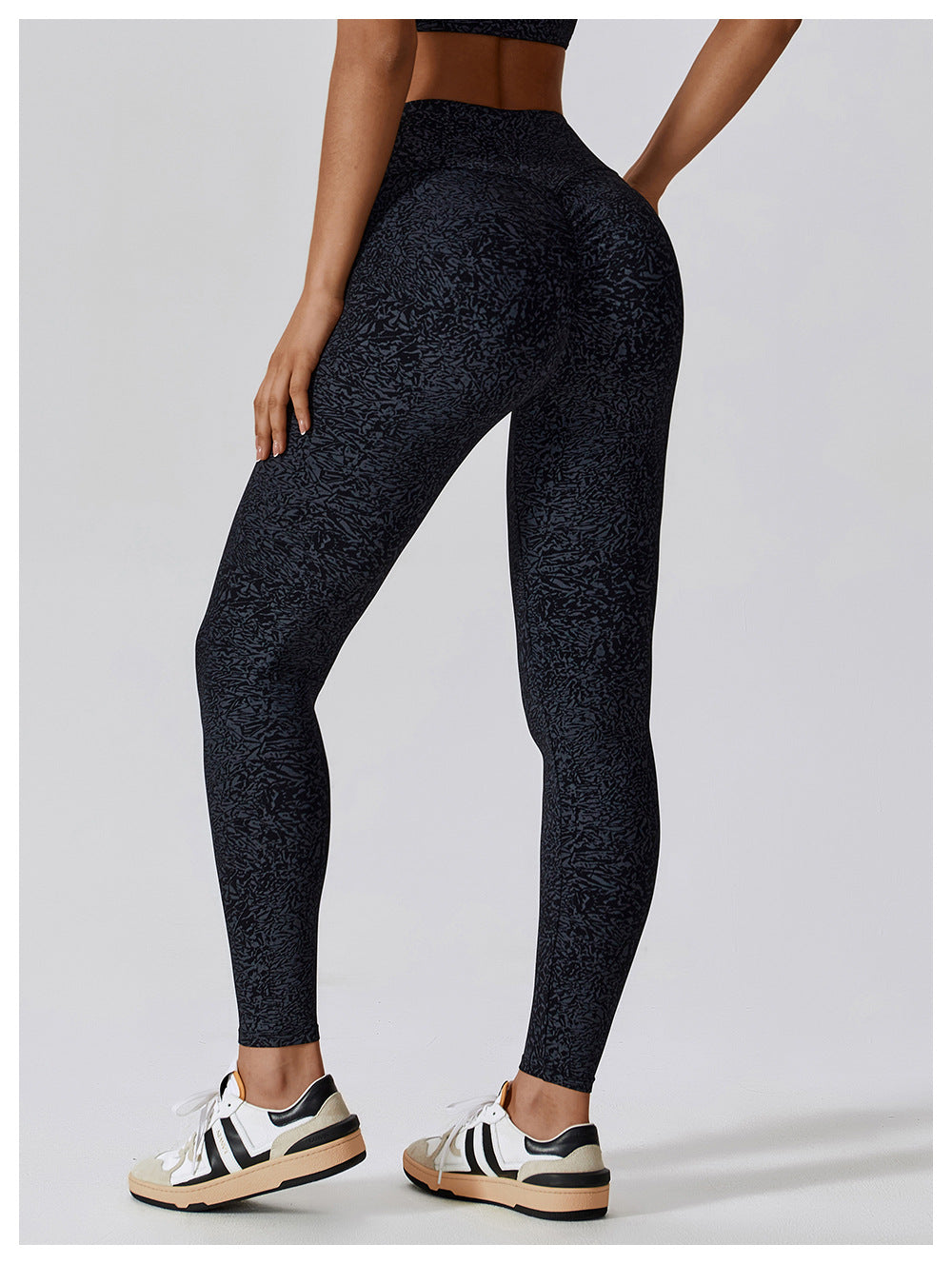 Patterned Bottom Lift Leggings