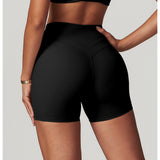 Pantaloncini da yoga a vita alta