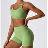 Reggiseno sportivo con spalline incrociate sulla schiena