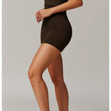 ブラッシュドフォールドオーバーハイウエストショーツ