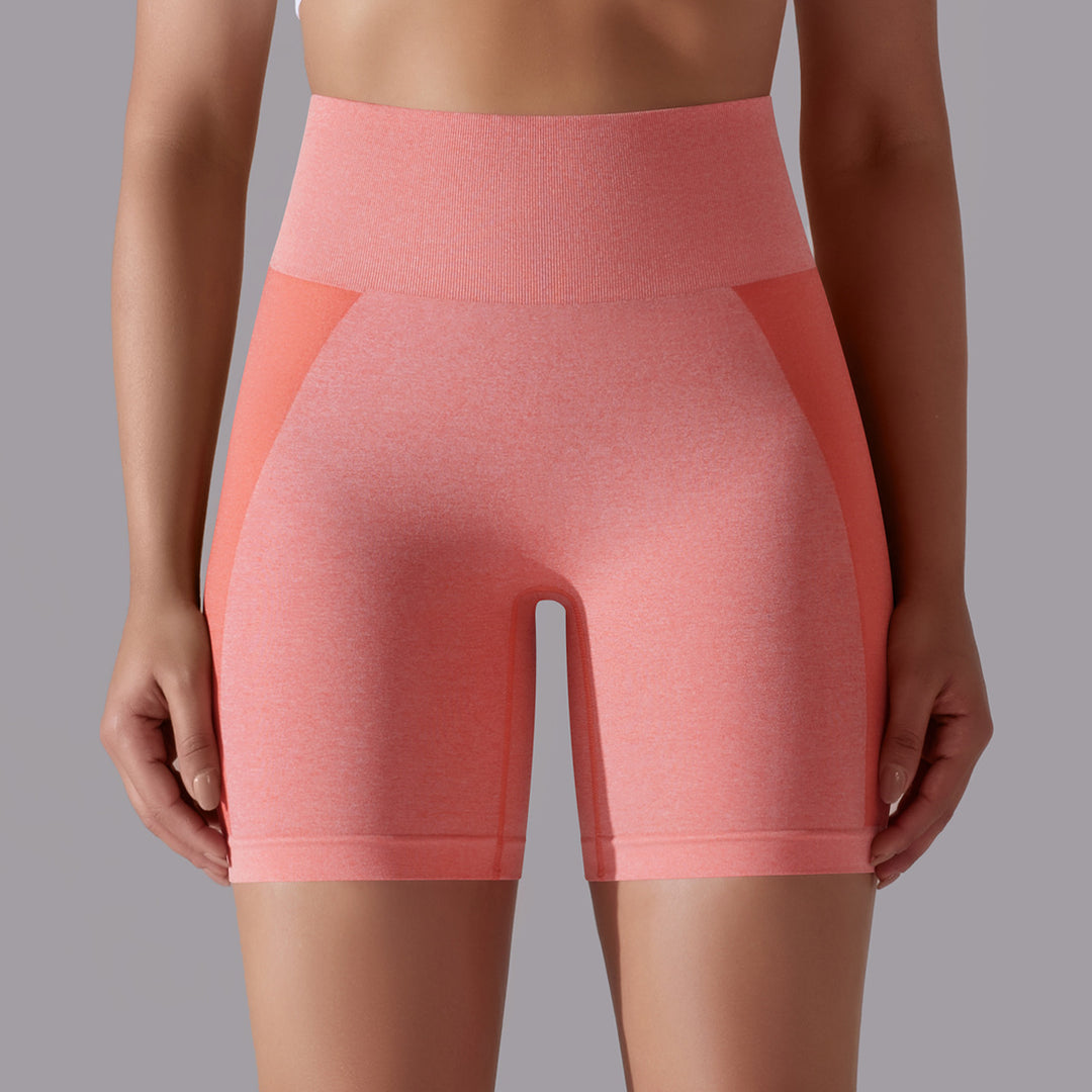 Seamless Peach Crescent Tight Shorts