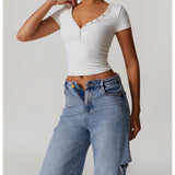 サテンラップヨガトップ