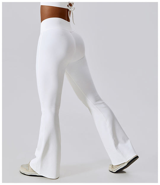 High waist criss cross leggings