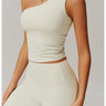 One-Shoulder Cinched Yoga Tank