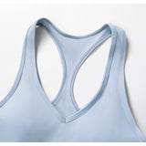 レースシアーメッシュバックヨガタンク