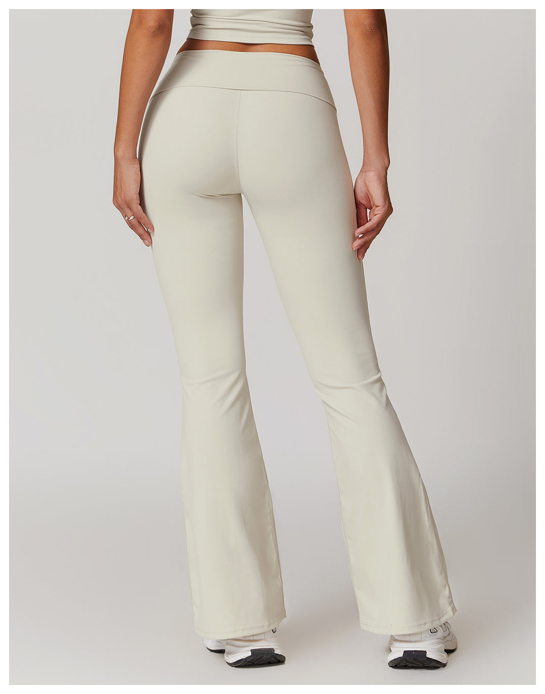 Brushed High-Waist Sculpting Flare Pants