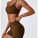 Crossback Strappy Sports Bra