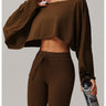 Off-Shoulder Loose Fit Longsleeve Cover-Up