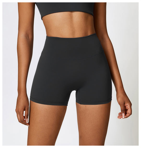 Brushed High-Waist Yoga Shorts