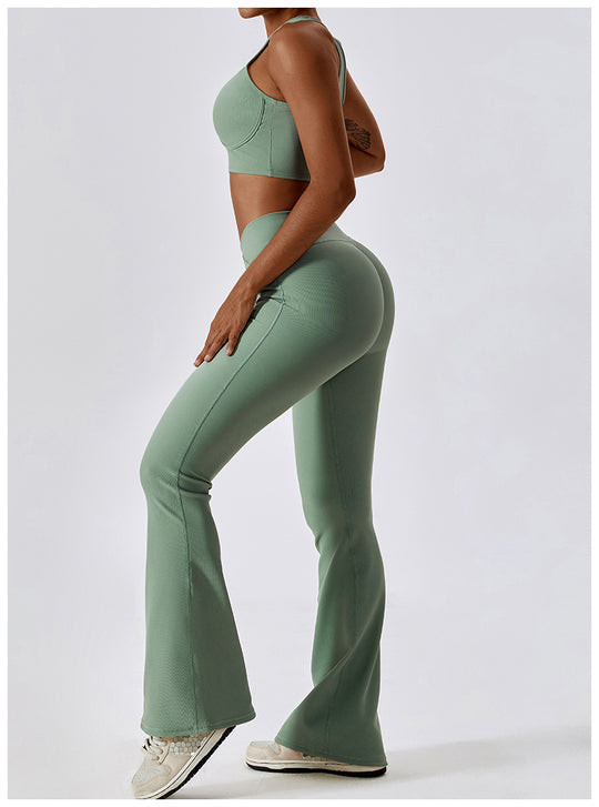 High waist criss cross leggings