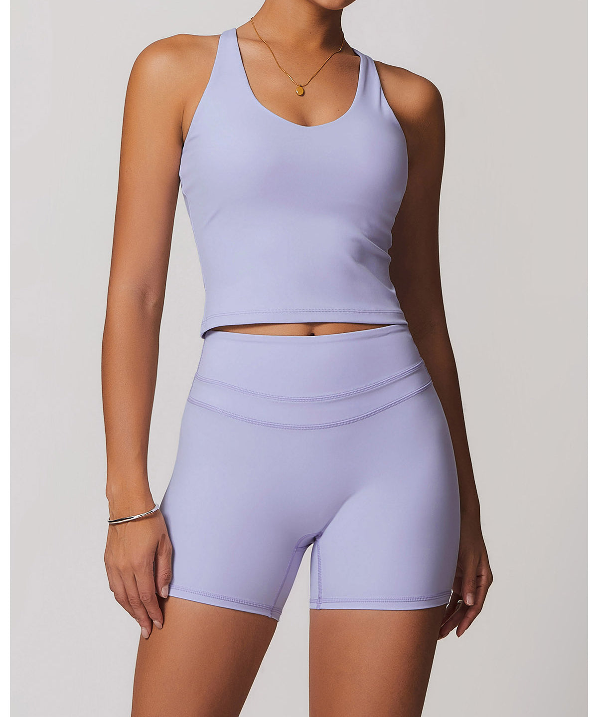 Canotta da yoga con schiena incrociata