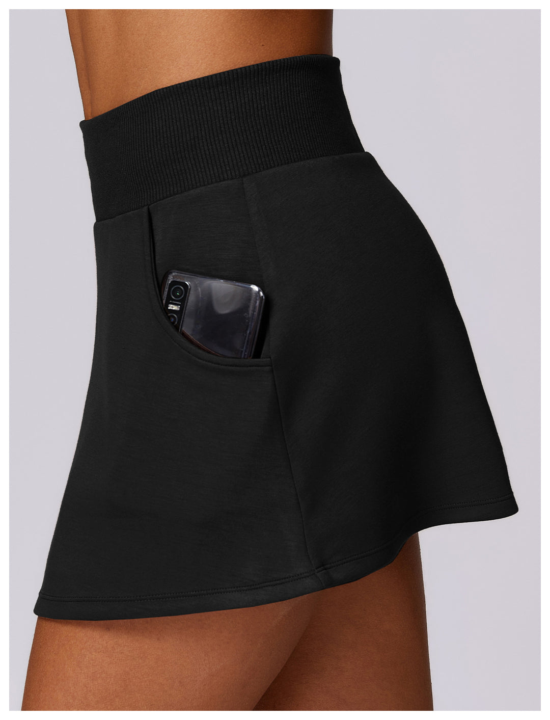 Kibra A-Line Skort with Built-In Shorts